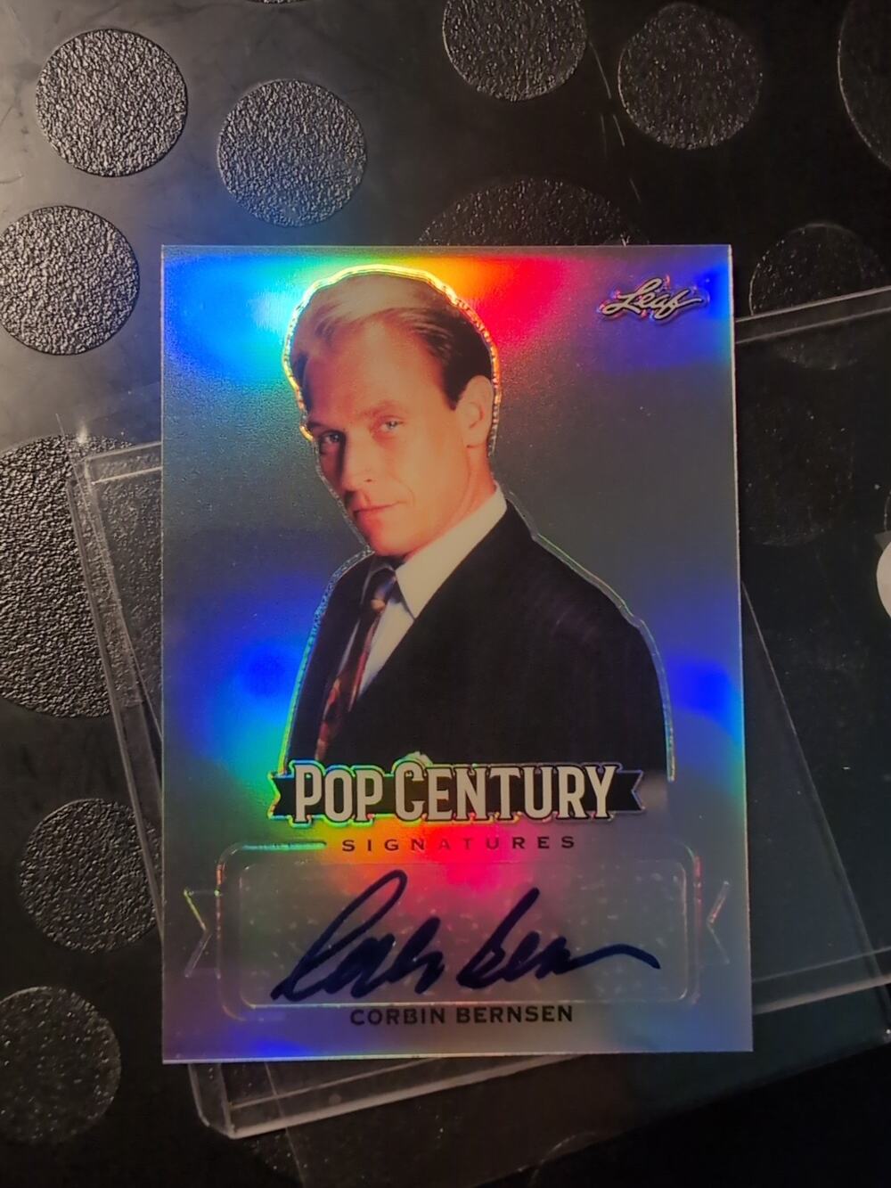 2019 Leaf Pop Century Corbin Bernsen Autograph Card Major League LA LAW Dorn